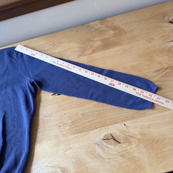 IRIDIUM CARDIGAN SWEATER PIMA COTTON OPEN WEAVE PREPPY BREATHABLE CLASSIC CHIC - Picture 9 of 11